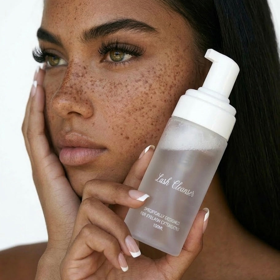 Foam Lash Cleanser & Brush, 100ml