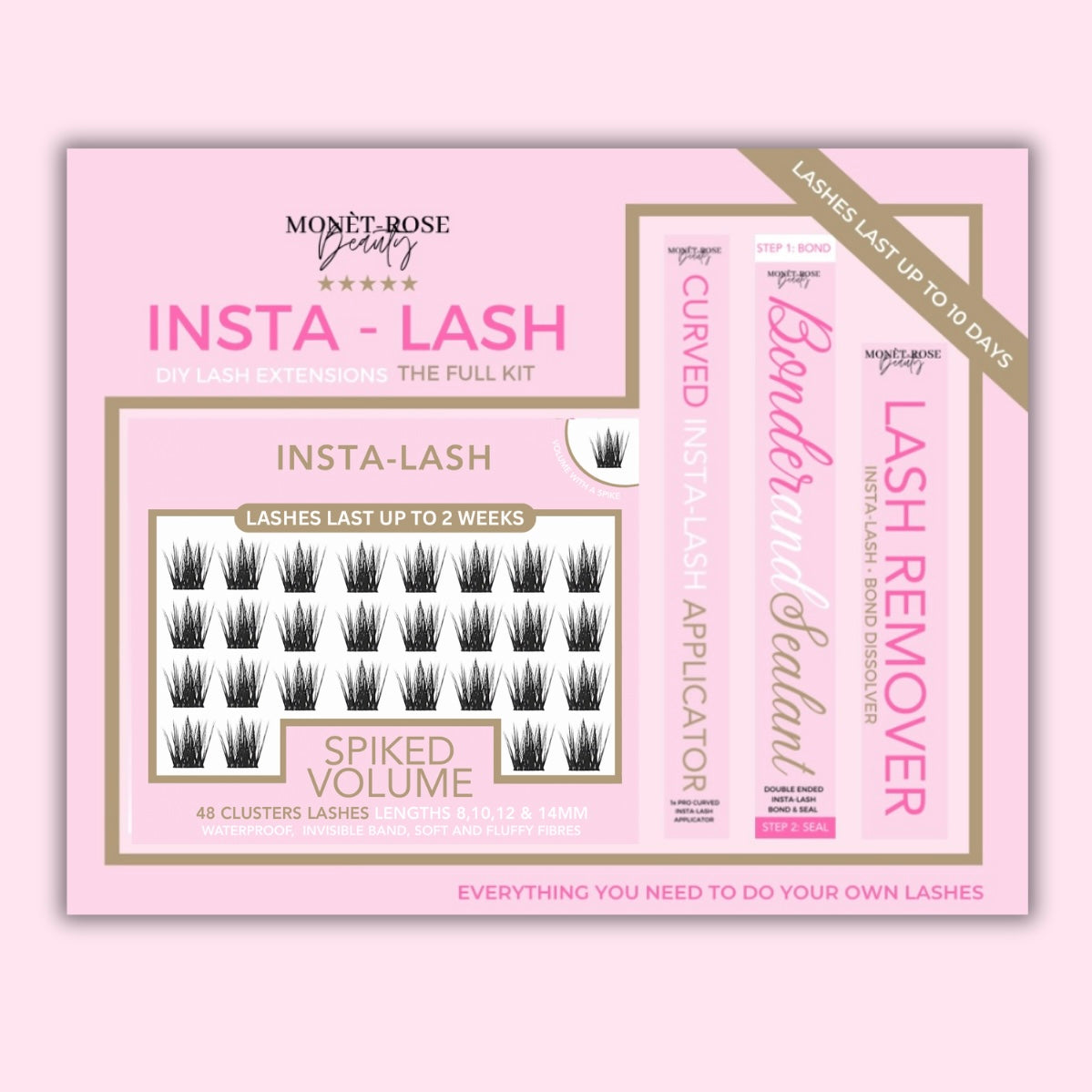Insta-Lash | The Full Kit, Spiked Volume DIY Lash Extensions