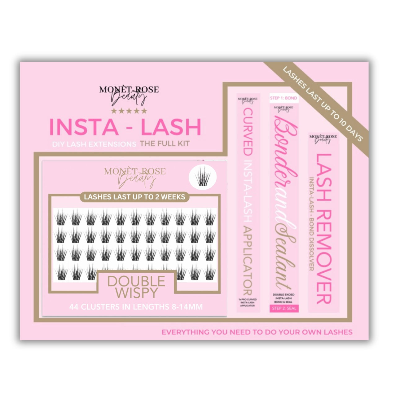 Insta-Lash | The Full Kit, Double Wispy DIY Lash Extensions