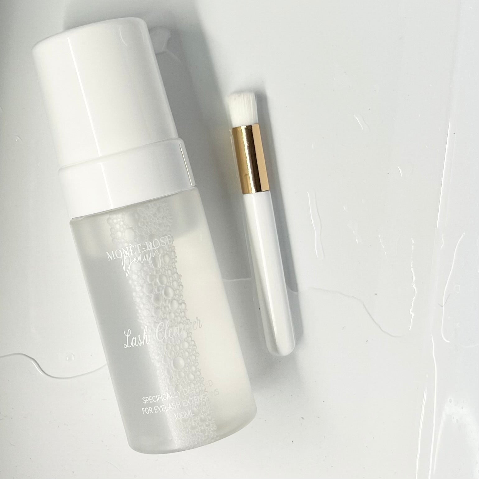 Foam Lash Cleanser & Brush, 100ml