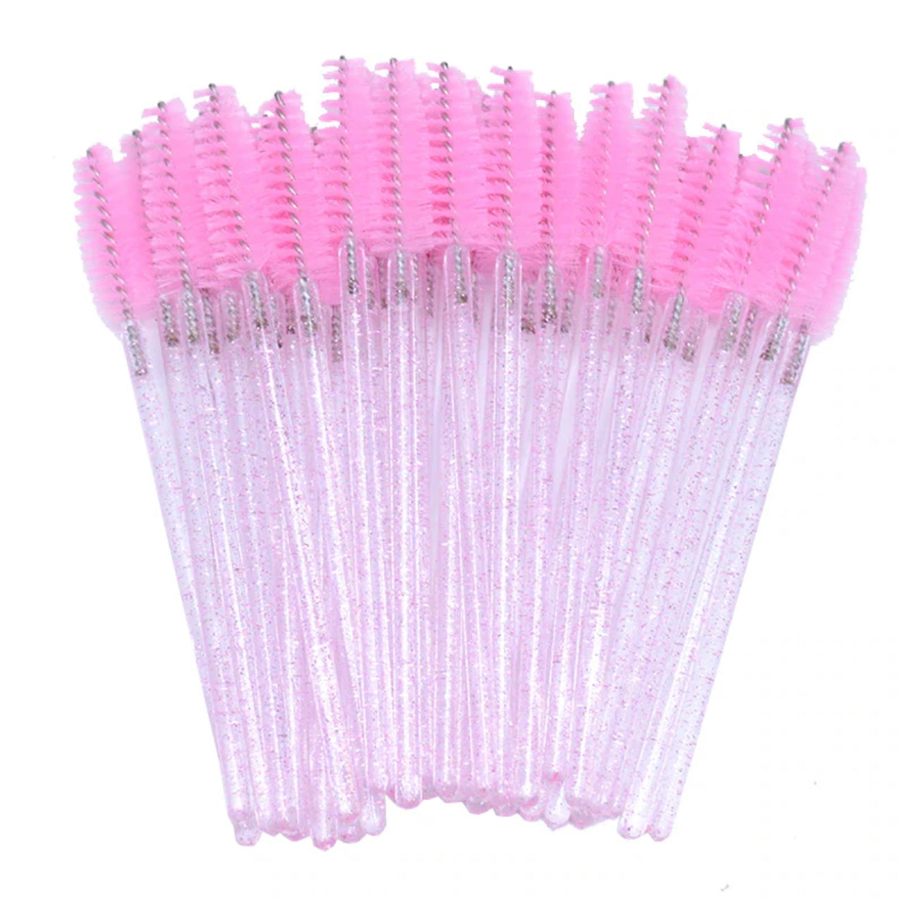 Pink Glitter Lash Wands