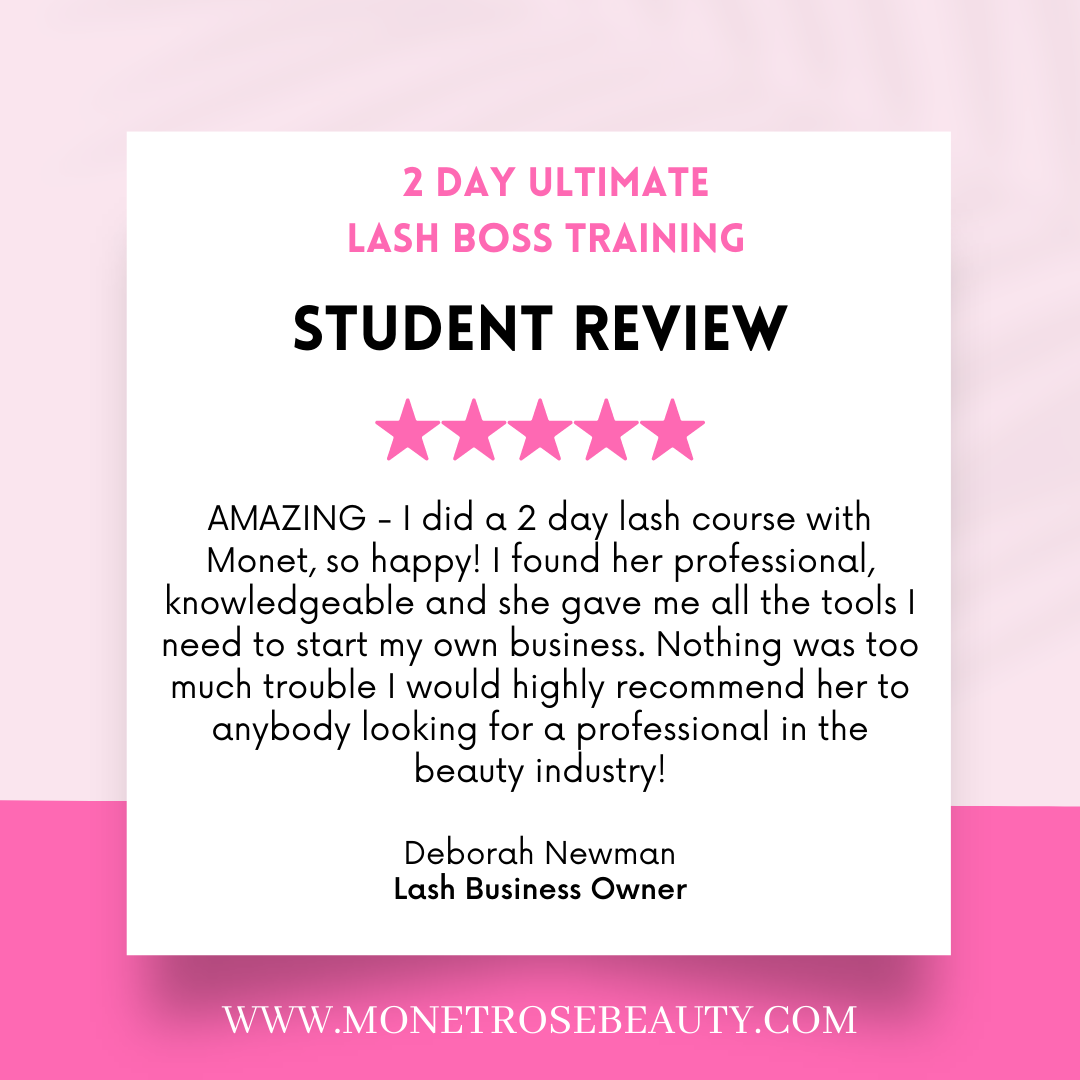 2 Day Classic, Hybrid, Volume & Mega Volume Eyelash Extension Training